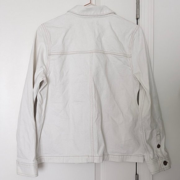 Madewell Cream Jean Jacket - Picture 3 of 6
